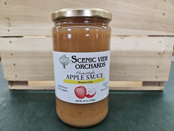 Scenic View Orchards Honeycrisp applesauce jar