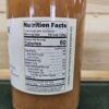 Close-up jar nutrition label showing 60 calories