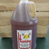 Gallon jug of amber clover honey