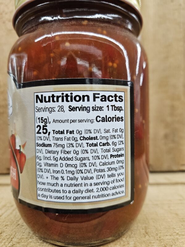 Red Sweet Pepper Relish