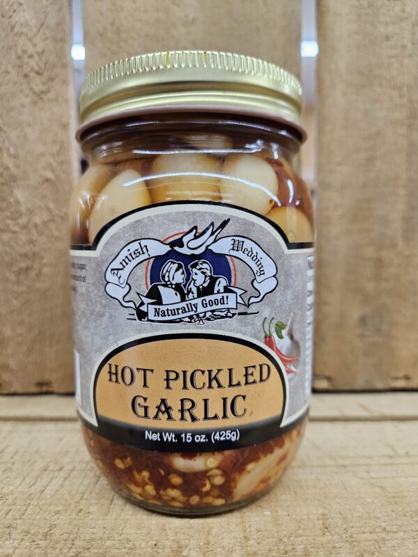 Hot Pickled Garlic