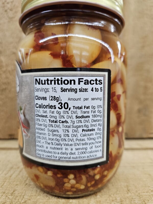 Hot Pickled Garlic