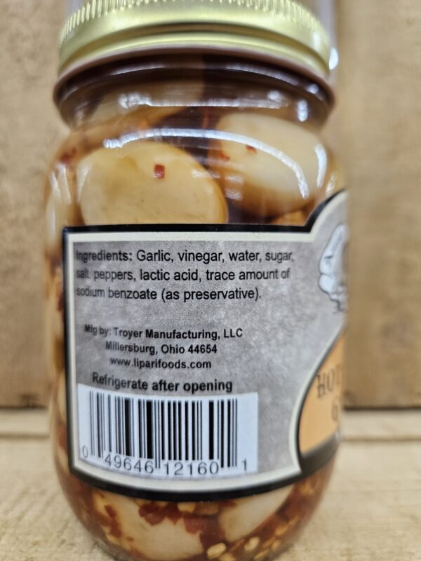 Hot Pickled Garlic